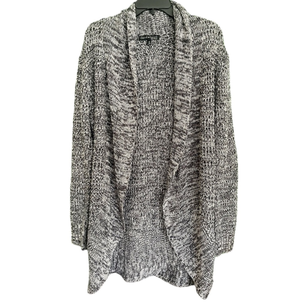 Derek Heart Maternity Size XL Grey Knit Long Cardigan